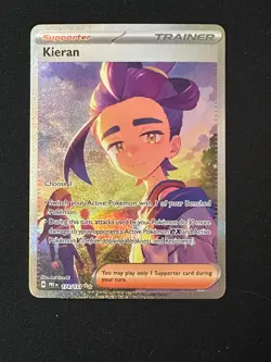 Pokemon TCG Kieran Trainer Prismatic Evolutions Card 174/131 - Image 1