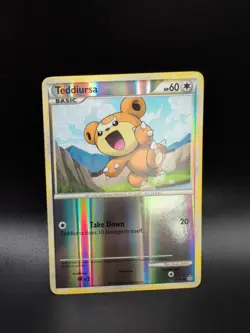 Teddiursa 65/95 Pokemon Unleashed HS Reverse Holo Common Card - Image 2