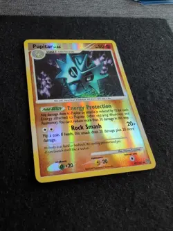 Pupitar 47/100 Stormfront TCG Pokemon Card TCG Nintendo Reverse Holo Uncommon Lp - Image 3