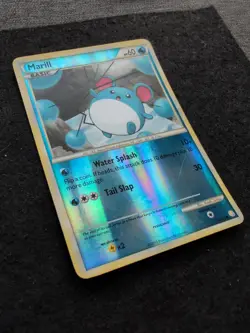 Marill 74/123 2010 HeartGold & SoulSilver Pokemon Card Reverse Holo Common - Image 3