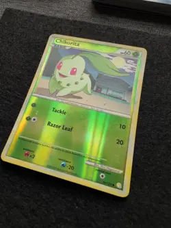 Chikorita 59/123 2010 HeartGold SoulSilver Pokemon Card TCG Reverse Holo - Image 4