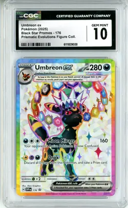 CGC GEM MINT 10 Pokemon Umbreon ex SVP176 Sv: Scarlet & Violet Promo Cards Holo - Image 1