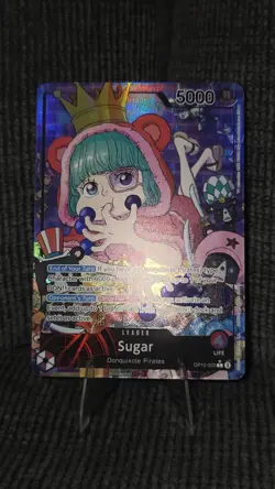 One Piece Sugar OP10-003 Parallel Alt Art Leader Royal Blood Card Game - Image 2