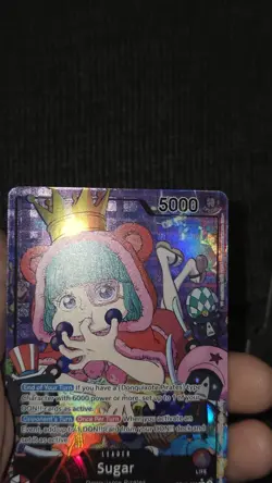 One Piece Sugar OP10-003 Parallel Alt Art Leader Royal Blood Card Game - Image 4