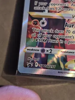 Sealed Lucario VSTAR SWSH291 SWSH: Sword & Shield Promo Cards Holo - Image 2