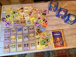 Pokemon Lot (cards,3 BK Gold Plated 2 factory sealed, vintage price guide) - Image 1