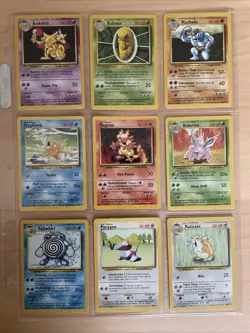 Pokemon Base Set Unlimited 82 Card Lot - Image 3