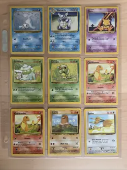 Pokemon Base Set Unlimited 82 Card Lot - Image 5