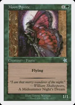 1x Moon Sprite - NM - See Pic for Set - SPARROW MAGIC mtg - Image 1