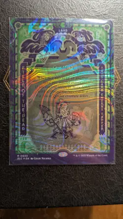 Magic The Gathering Field of The Dead Halo Foil Enclopedia of Magic Secret Lair - Image 1