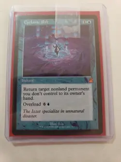 MTG Cyclonic Rift Ravnica Remastered Retro Frame NM - Image 1