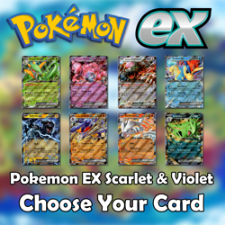 Pokemon ex Choose Your Card - Double Rare SV English NM-LP - Image 1