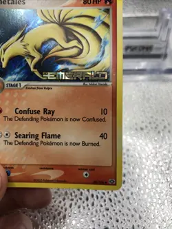 Ninetales Stamped Pokemon Card TCG Emerald Reverse Holo 38/106 - Image 4