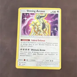 Pokemon TCG Shining Arceus 57/73 Shining Legends Reverse Holo Holo Rare 130HP - Image 1