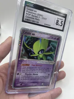 2005 CGC 8.5 Pokemon Pop Series 2 Celebi EX 17/17 Holo 22 (SWIRL!) PSA 9 - Image 4
