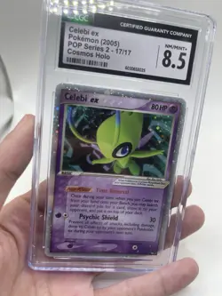 2005 CGC 8.5 Pokemon Pop Series 2 Celebi EX 17/17 Holo 22 (SWIRL!) PSA 9 - Image 5