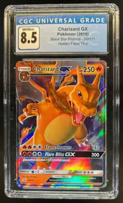 2016-19 Pokemon SM Black Star Promos Charizard #SM211 CGC 8.5 - Image 1