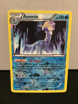 Aurorus Pokemon Furious Fists 26/111 Rare Reverse Holo - Image 1