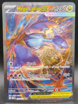 Mega Latias ex 181/132 Me01: SIR (Mega Evolution) Holo Pokemon TCG, NM. - Image 1