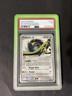 Rayquaza Black Star Nintendo Promo 039 PSA 1 Pokemon Card - Image 1