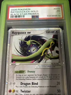 Rayquaza Black Star Nintendo Promo 039 PSA 1 Pokemon Card - Image 3