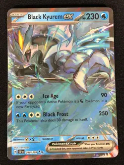 Pokemon Black Kyurem EX 048/191 Ultra Rare Holo (NM) - Image 1