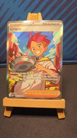 Pokemon TCG Trainer Crispin 164/142 Stellar Crown Ultra Rare Holo Card - Image 2