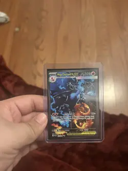 Mega Charizard X EX SIR 125/094 Phantasmal Flames Full Art Pokemon TCG NM - Image 4