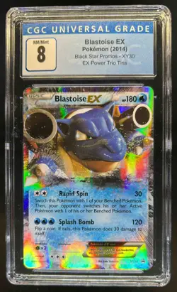 2013-17 Pokemon XY Promos Blastoise #XY30 CGC 8 - Image 1