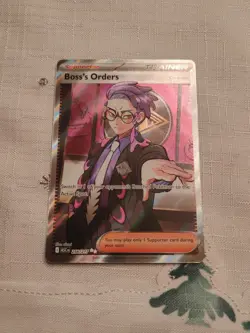 Boss’s Orders 256/217 Ultra Rare Full Art Pokemon TCG Ascended Heroes NM - Image 1