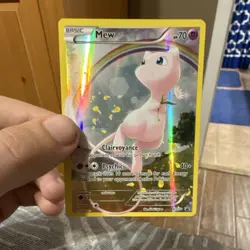 Pokemon Mew XY110 Holo Promo XY 70HP Basic Psychic Card TCG English - Image 1