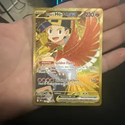 Pokemon TCG Ethan's Ho-Oh ex 239/182 Holo Hyper Rare Sv10: Destined Rivals - Image 1