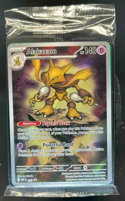 2025 Pokemon ME Black Star Promos Alakazam #009 - Image 1