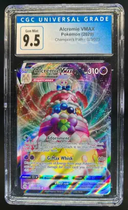 2020 Pokemon SWSH Champion's Path Alcremie VM Holo #023/073 CGC 9.5 - Image 1