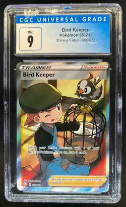 2021 Pokemon SWSH Shining Fates Bird Keeper #066/072 CGC 9 - Image 1