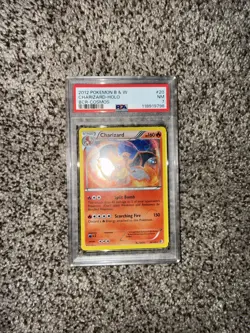 2012 Pokemon Black & White Boundaries Crossed Charizard Cosmos Holo 20/149 PSA 7 - Image 1