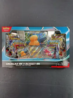 Pokemon TCG Snorlax ex and Blissey ex Special Collection Box 8 Pack Box NEW RARE - Image 1
