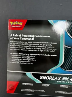 Pokemon TCG Snorlax ex and Blissey ex Special Collection Box 8 Pack Box NEW RARE - Image 5