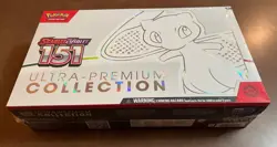 New Sealed Pokemon Ultra Premium Collection 151 Box Set with Free Shipping! - Image 1