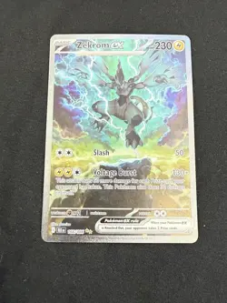 Zekrom EX #166/086 Pokemon Black Bolt Special Illustration Rare English - Image 1