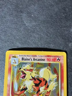 Pokemon TCG Blaine's Arcanine 1/132 Gym Challenge 1st Edition Holo - Image 2