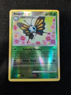 Beautifly - 21/127 - Rare - Reverse Holo, English Pokemon Platinum - Image 1