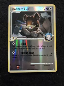 Raticate G 78/147 Reverse Holo Platinum Supreme Victors Pokemon 2009 - Image 1