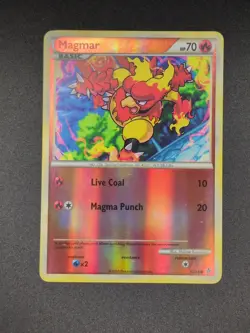Pokemon TCG Magmar Unleashed 52/95 Reverse Holo LP - Image 1