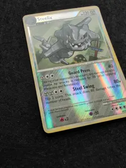 Steelix - 24/95 - Rare - Reverse Holo Pokemon HGSS - Unleashed - Image 2