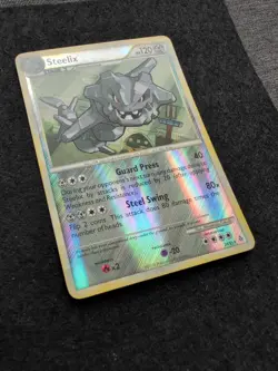 Steelix - 24/95 - Rare - Reverse Holo Pokemon HGSS - Unleashed - Image 3