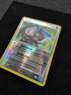 Starly - 75/100 - Reverse Holo Pokemon Stormfront LP - Image 4