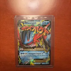 Pokemon Mega Swampert EX XY87 Black Star Promo Holo Rare - MP - Image 1