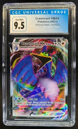 2021 Pokemon SWSH Shining Fates Cramorant VM #055/072 CGC 9.5 - Image 1