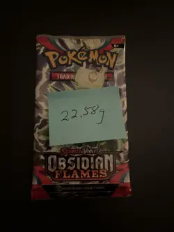 VERY HEAVY! 22.58 Gram Obsidian Flames Pokemon TCG Factory Sealed Booster Pack! - Image 3